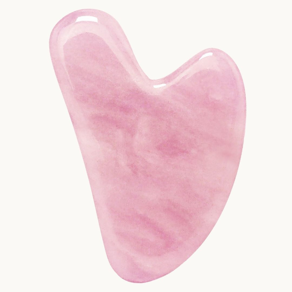 collection gua sha quartz rose