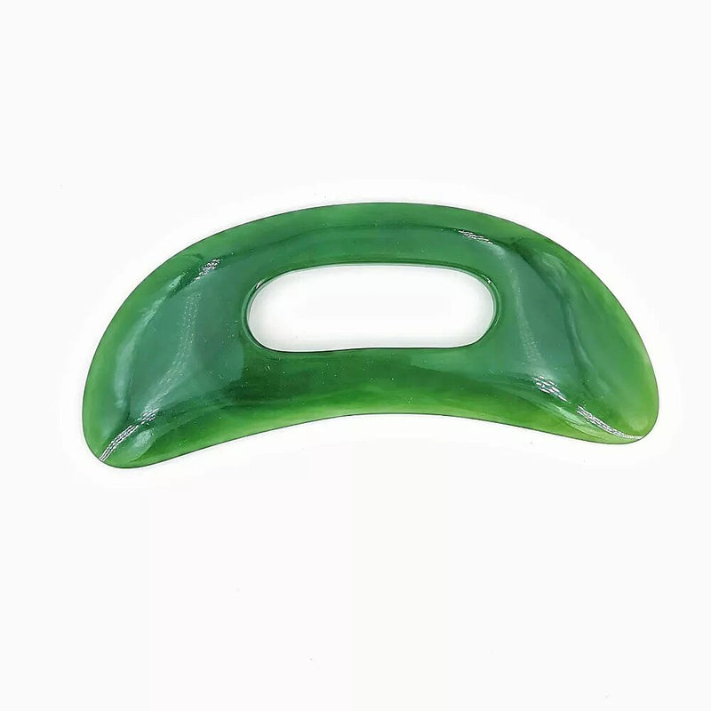 gua sha stimulation musculaire vert